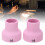 2Pcs TIG Welding Cup 16# Ceramic Nozzle 2.4mm 12