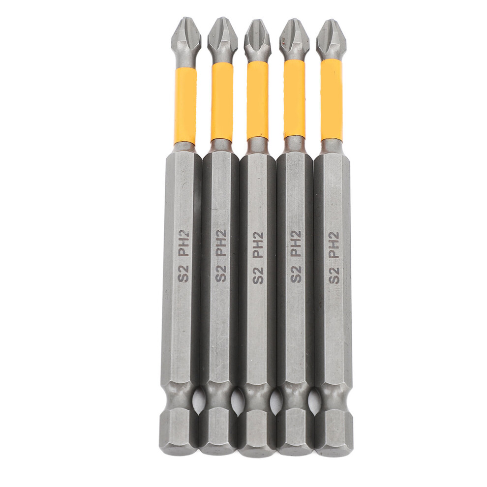 5Pcs Impact Driver Bit Set Cross Magnetic