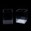 (1 pc, White) 8*8*10cm Acrylic Display Case Clear Cube Box Uv Dustproof Toy Protection 4