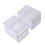 (1 pc, White) 8*8*10cm Acrylic Display Case Clear Cube Box Uv Dustproof Toy Protection 3