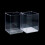 (1 pc, White) 8*8*10cm Acrylic Display Case Clear Cube Box Uv Dustproof Toy Protection 1