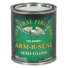 generelt Finish Arm-R-Seal Oliebaseret Topcoat 1 Quart Halvblank