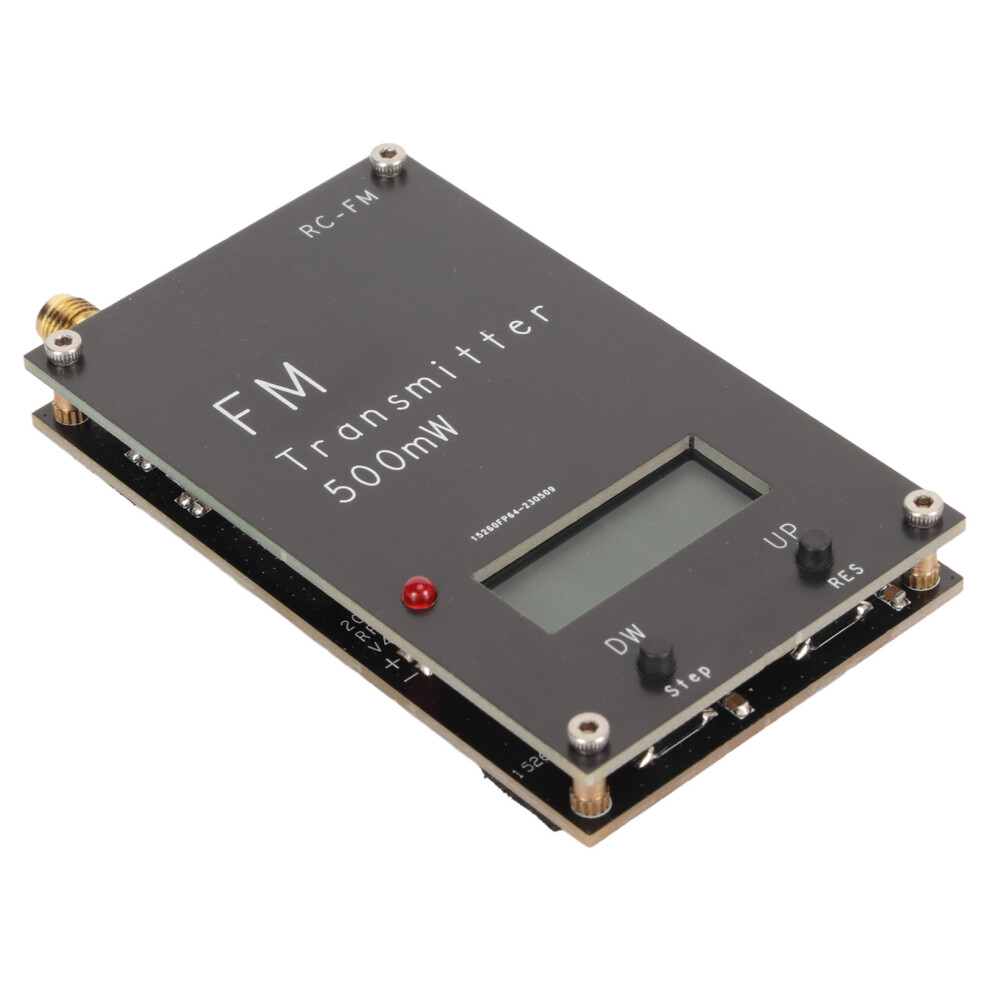 2000M Fm Transmitter 500Mw Lcd Display Usb-C 76Â108Mhz Range 8771338583450