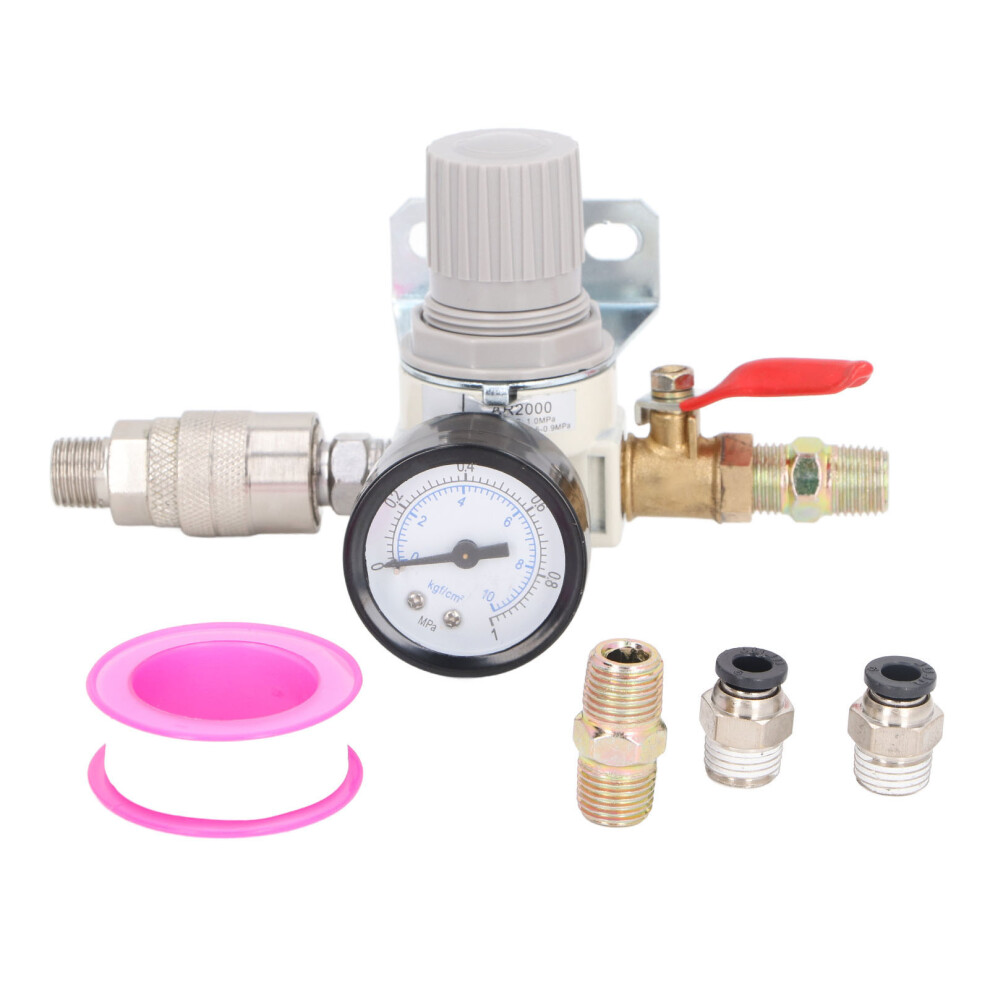 Air Compressor Pressure Regulator 1/4 Inch NPT Air