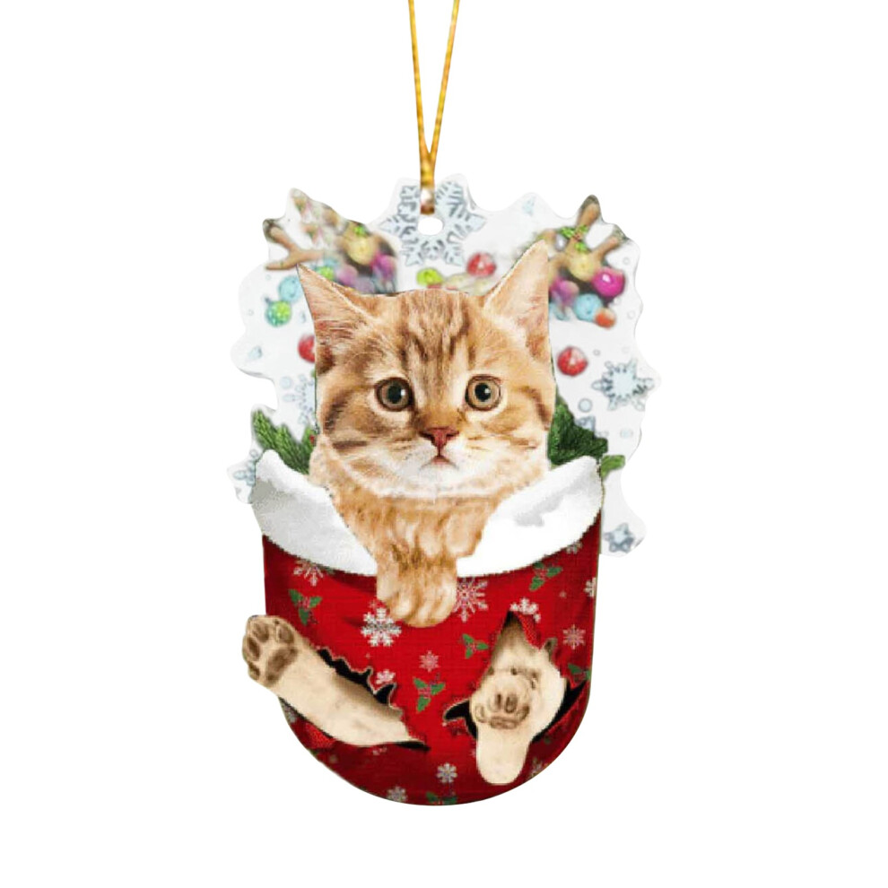 (Multicolor) Funny Christmas Tree Decorations For Pet  - Gifts For Pet Lovers - Christmas Decorations - Cute Stockings Cats Christmas Tree-image-OPC-PJHBVZQ-NEW