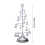 (Multicolor) Christmas Lights Crystal Christmas Tree Lights Copper Wire Night Lights 2