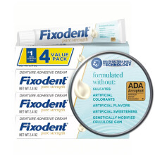 Fixodent Pure Strength Secure lepidlo na zubn prot zy 2,4 oz (balenie 4 kusov)