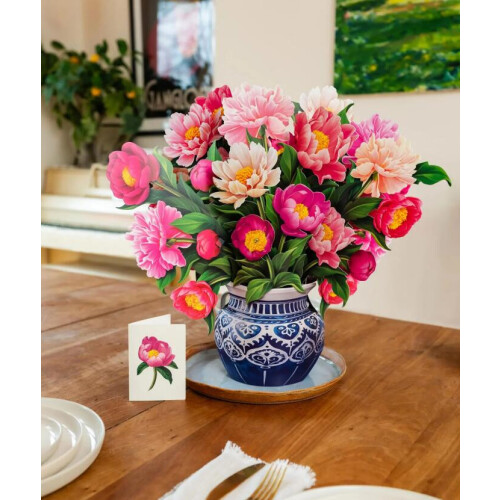 (Pink) NEW Grande Peony Hand Bouquet 2
