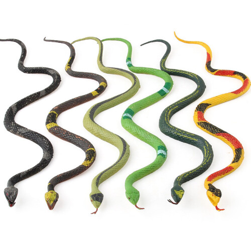 Model Magic Rattlesnake (Black) Simulation Reptile Model Rattlesnake Model on OnBuy
