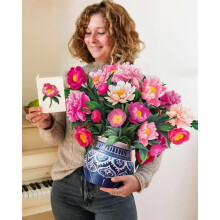 (Pink) NEW Grande Peony Hand Bouquet