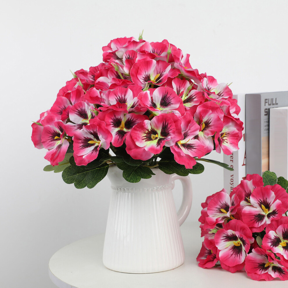 (Pink) Simulation Flower Arrangement Home Landscaping Decoration Artificial Flower Silk Flower Green Outdoor Ornaments-image-OPC-PJHBZJZ-NEW