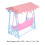 Exquisite Mini Dollhouse Swing with Blue Support Plastic - Portable 5x2.5x3in 9
