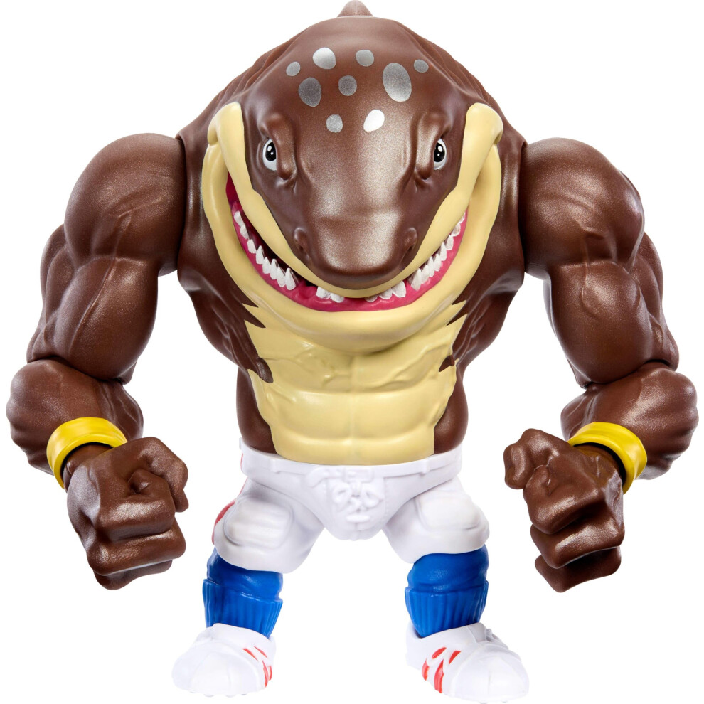 Figura De Acci N Mattel Street Sharks Con Movimiento De Mordida Y Golpe Big Slammu Juguete Coleccionable Inspirado En El H Roe Mitad Hombre Mitad-image