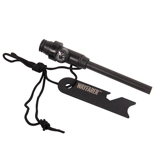 Wayfarer Fire Starter Kit Up to 15,000 Strikes Black