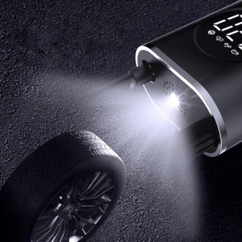 Tire Inflator Car Air Pump Compressor Electric Wireless 150 PSI with LED Light 2