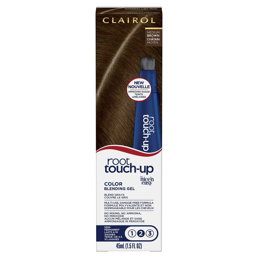 Clairol Root Touch-Up Semi-Permanent Hair Color Blending Gel  5 Medium Brown  Pack of 1-image-OPC-PFWCXXF-NEW