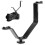 V Extension Bracket LED Flash Light SLR Camera 6