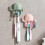 (White) Wall Mounted Cactus Toothbrush Holder Room Bedroom Organization 4