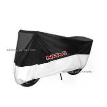 (3XL for 220cm, Silver) Applies toMotorcycle Cover Outdoor Rain Dustproof UV Protector Covers For Honda NAVI navi