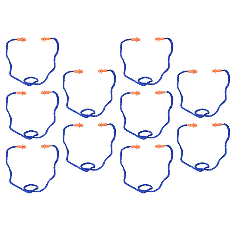 10 Pair Of Anti Noise Soft Silicone Earbud Earplug 9121376335006