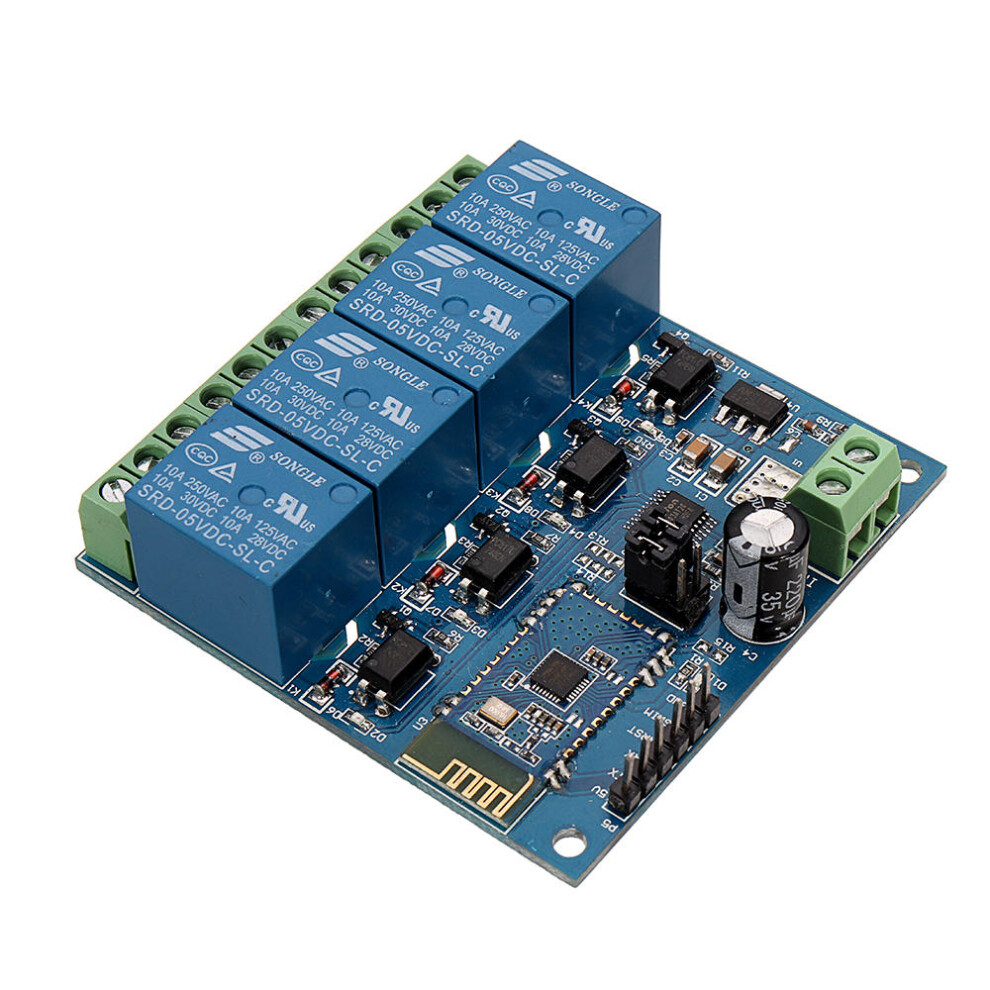 Dc5v 4-Channel Android Mobile Bluetooth Relay Module 8727971221464
