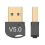 USB 5.0 Bluetooth Adapter Mini Wireless 5.0 Bluetooth Audio Receiver Transmitter Supports Win 8 / 10 2