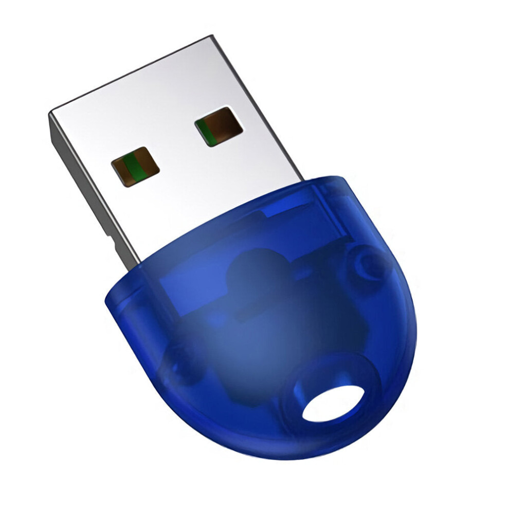 (Blue) Usb Tooth Adapter Mini Dongle Audio Transmitter Receiver For Printer Pc Speaker Mouse Blue 6112212960868
