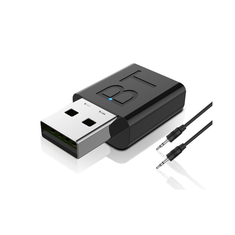 Greenzech USB Bluetooth 5.0 Adapter Bluetooth Receiver Transmitter Driver Free for Bluetooth Earphone Audio Amplifier