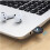 (Black) USB Bluetooth Adapter Mini Dongle Audio Transmitter Receiver for Printer PC Speaker Mouse 4