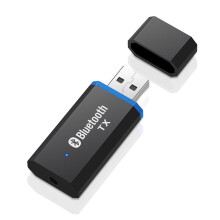 USB Bluetooth 5.0 Audio Transmitter TV Computer Audio Transmitter Ssupports USB/3.5mm interface