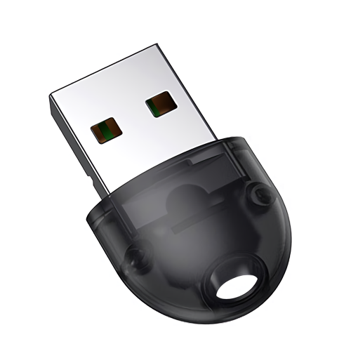 (Black) USB Bluetooth Adapter Mini Dongle Audio Transmitter Receiver for Printer PC Speaker Mouse 2
