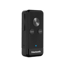 Bluetooth 5.0 Audio Adapter TF Card Bluetooth Audio Receiver Bass Noise Reduction Car Bluetooth with Back Clip