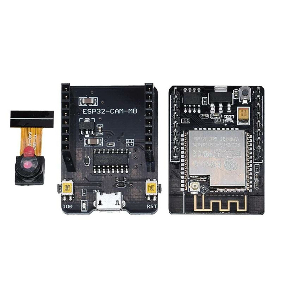 2Pcs Esp32-Cam-Mb-Wifi Micro Usb Esp32 Serial To Wifi Esp32 Cam Development Board Ch340g 5V Bluetooth+Ov2640 Camera 8727971210949