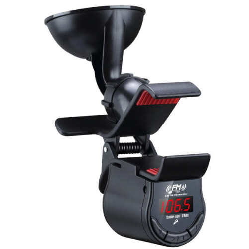 Car Hands Free FM Transimittervs 360 Degree Rotation Phone Holder 1