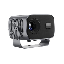 (UK Plug) Mini LED Projector, Android 11.0, 1080P, Dual 5G WiFi, 390 ANSI Lumens, 160" Screen, Portable Outdoor Movie Theater