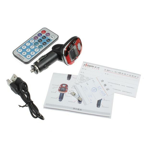 (Blue) Car FM Transmitter MP3 Media Player 12V Lighter 2GB 2