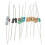 5 Pcs DIY Radio 40M CW Shortwave Transmitter Kit Receiver 7.023-7.026MHz 8