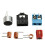 FM Transmitter Kit RF-02 Wireless Microphone Parts MP3 Repeater Micro Transmitter With Antenna 7