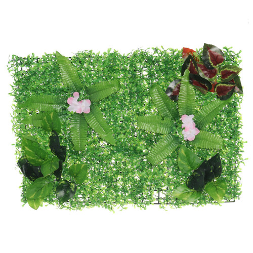 (B) Artificial Plant Wall Panel Grass Hedge Foliage Vertical Ivy Garden 40x60CM 2