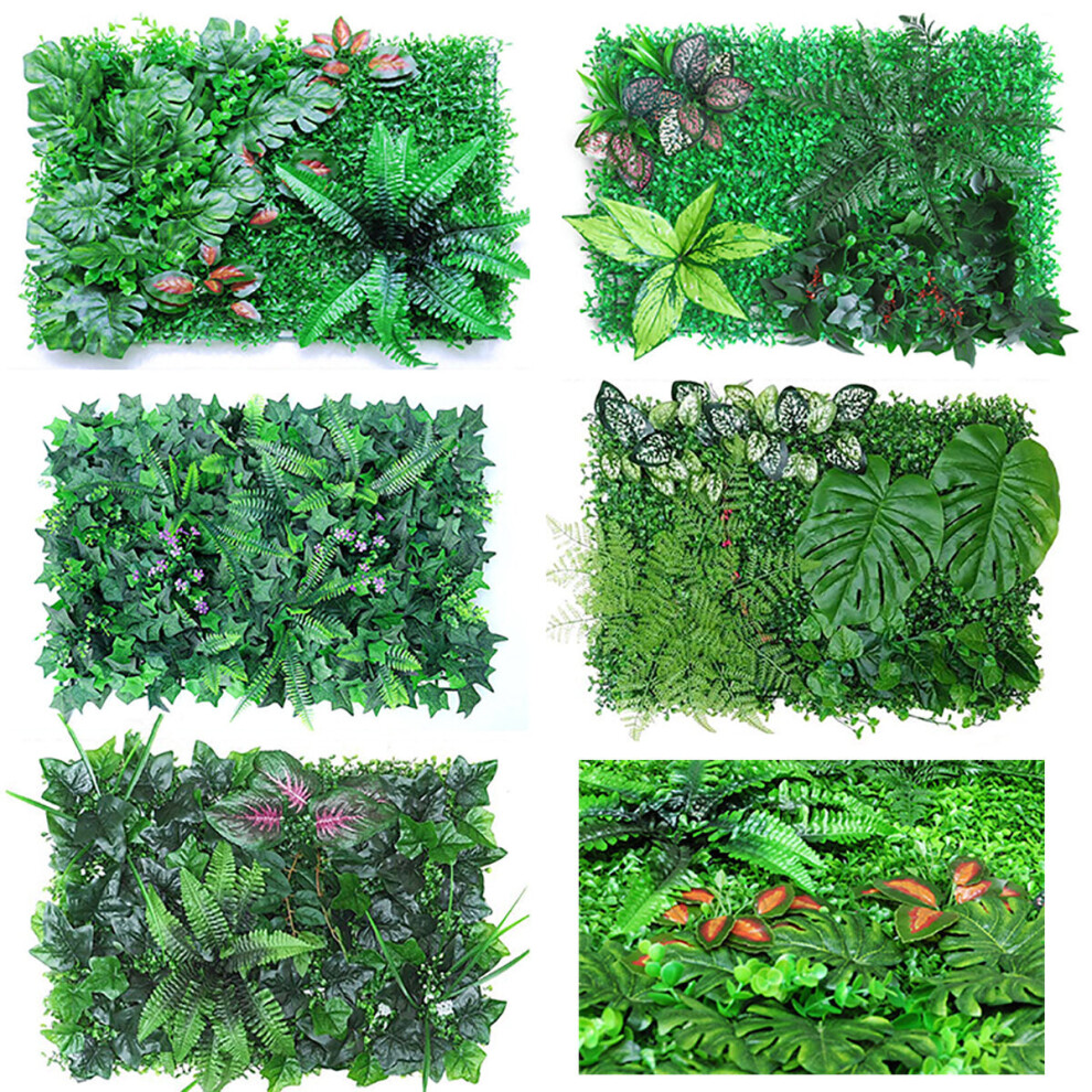 (Type2) Green Plant Wall Background Wall Plastic Simulation Plant Lawn Wall-image-OPC-PJHC6FK-NEW
