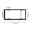 (Forged carbon fiber) Waterproof License Plate Frame Rustproof License Plate Cover with Screw 3