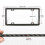 (Carbon fiber B) Waterproof License Plate Frame Rustproof License Plate Cover with Screw 3