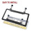 (Carbon fiber B) Waterproof License Plate Frame Rustproof License Plate Cover with Screw 5