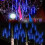 (Warm White) 30cm 10Tubes 300LED Meteor Shower Rain String Light Christmas Tree Decor with Driver EU Plug 7