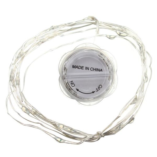 (Warm White) 2M LED String Fairy Waterproof Petals Light Party Lamp Xmas Tree Wedding Decor 1