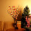 (Red) Battery Supply 20LED Bendable Phalaenopsis Flower Branch Tree String Light Christmas Party Decor 6