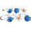 (Iron) 12pcs Resin Decorative Seashell Home Shower Curtain Hooks Bathroom Beach Shell Decor 8