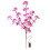 (Red) Battery Supply 20LED Bendable Phalaenopsis Flower Branch Tree String Light Christmas Party Decor 2