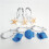 (Iron) 12pcs Resin Decorative Seashell Home Shower Curtain Hooks Bathroom Beach Shell Decor 7