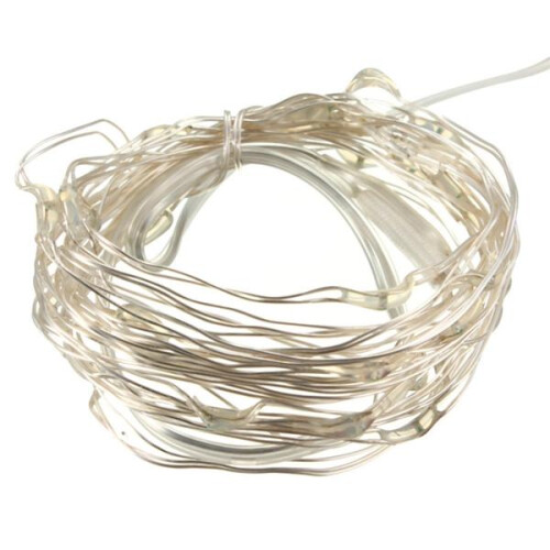 (Muli-colored) 3M 30 LED Battery Operated Silver Wire Multi-Color String Fairy Light Wedding Xmas Tree Decor 4.5V 2
